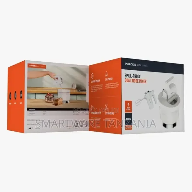 Porodo Lifestyle Spill-proof Dual Mode Mixer - Buy in Dar es Salaam, Tanzania | Smartware