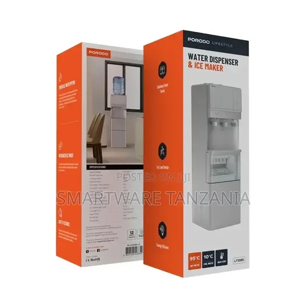 Porodo Lifestyle Water Dispenser Ice Maker - Buy in Dar es Salaam, Tanzania | Smartware