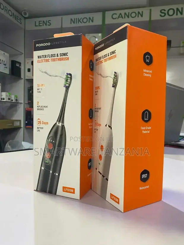 Porodo Lifestyle Water Floss Sonic Toothbrush - Buy in Dar es Salaam, Tanzania | Smartware