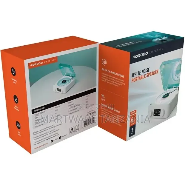 Porodo Lifestyle White Noise Portable Speaker