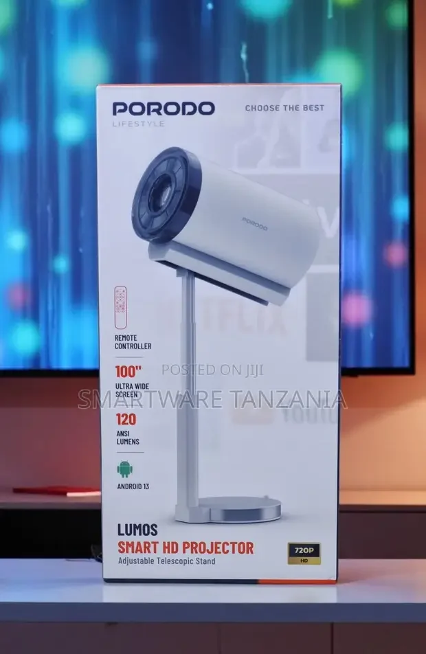 Porodo Lumio Smart FHD Projector - Buy in Dar es Salaam, Tanzania | Smartware