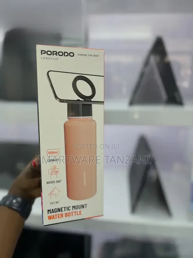 Porodo Magnetic Phone Mount Water Bottle - Buy in Dar es Salaam, Tanzania | Smartware