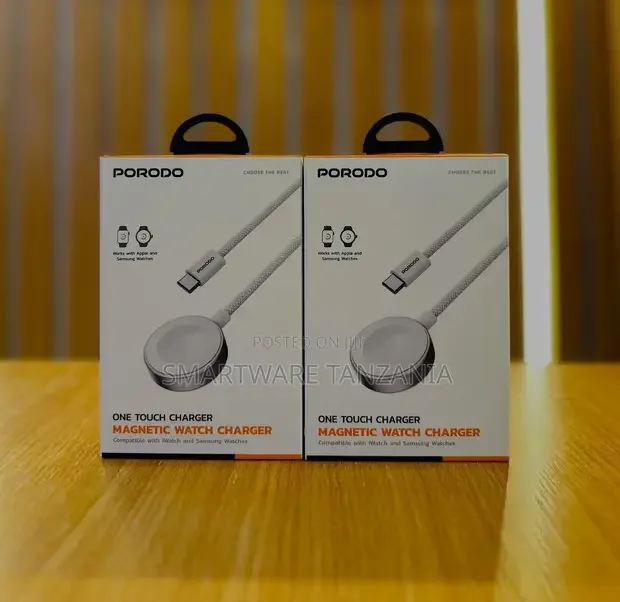 Porodo Magnetic Watch Charger Braided Cable - Buy in Dar es Salaam, Tanzania | Smartware
