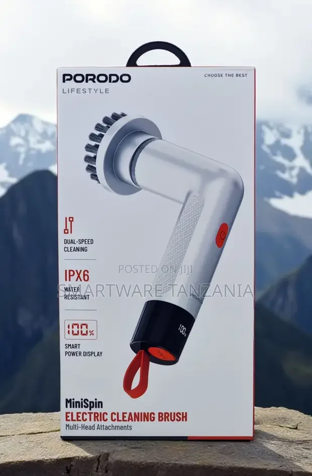 Porodo Minispin Electric Cleaning Brush - Buy in Dar es Salaam, Tanzania | Smartware