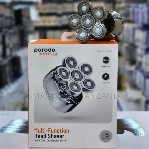 Porodo Multi-Function Head Shaver - Buy in Dar es Salaam, Tanzania | Smartware