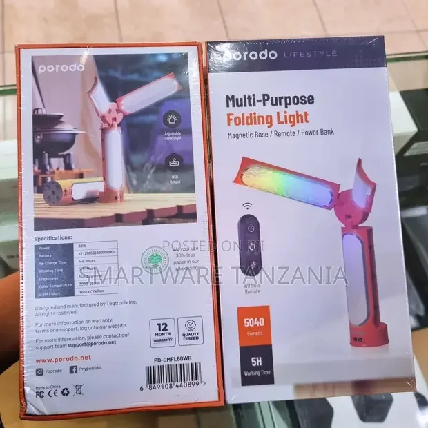Porodo Multi-Purpose Flexible Light 5040 Lumens - Buy in Dar es Salaam, Tanzania | Smartware