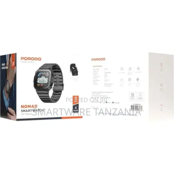 Porodo Nomad Smart Watch for Active Lifestyle - Buy in Dar es Salaam, Tanzania | Smartware