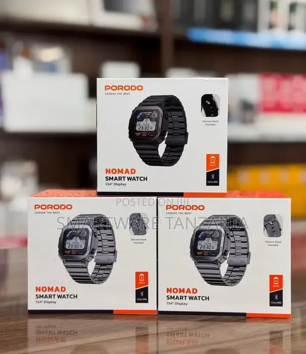 Porodo Nomad Smart Watch With Activity Tracker - Buy in Dar es Salaam, Tanzania | Smartware