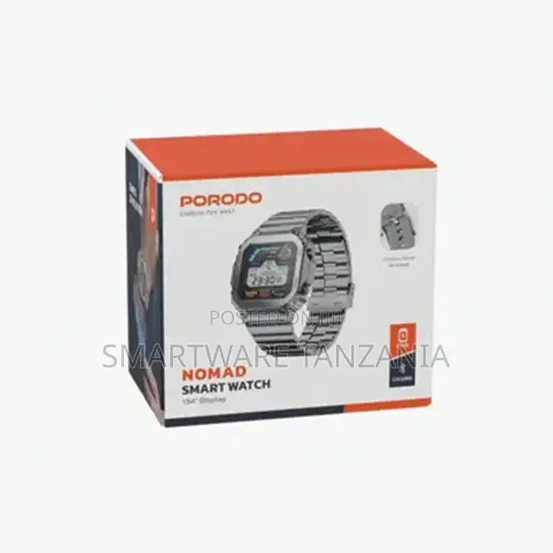 Porodo Nomad Smartwatch 1.54 Display - Buy in Dar es Salaam, Tanzania | Smartware