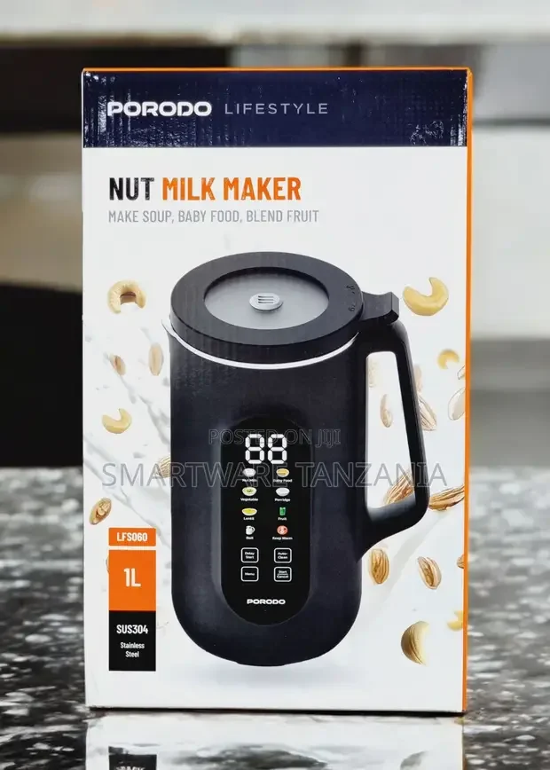 Porodo Nut Milk Maker with Dual-mode Blending - Buy in Dar es Salaam, Tanzania | Smartware