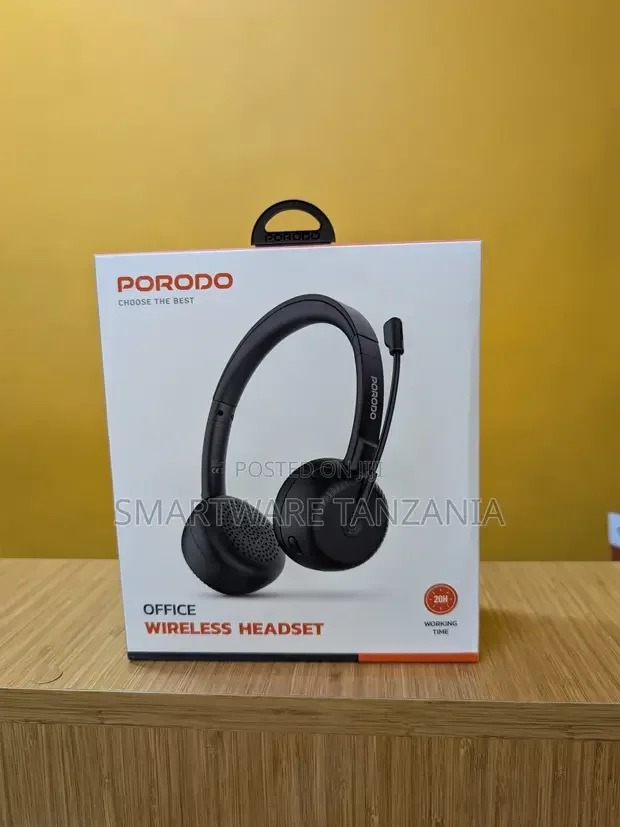 Porodo Office Wireless Headset - Buy in Dar es Salaam, Tanzania | Smartware