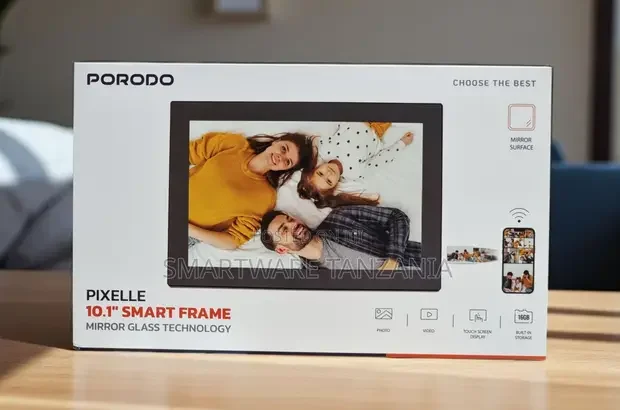 Porodo Pixelle 10.1 Inch Smart Digital Photo Frame - Buy in Dar es Salaam, Tanzania | Smartware