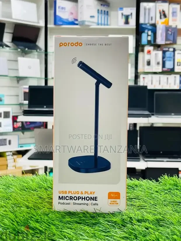 Porodo Professional Usb Microphone With Plug Play Functionality