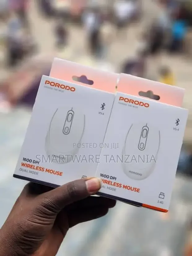 Porodo Rechargeable Bluetooth 2.4g Wireless Mouse - Buy in Dar es Salaam, Tanzania | Smartware