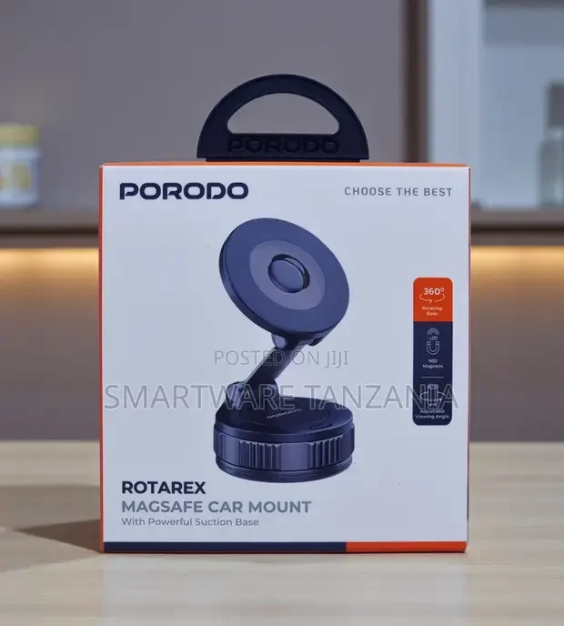 Porodo Rotarex MagSafe Car Mount - Buy in Dar es Salaam, Tanzania | Smartware