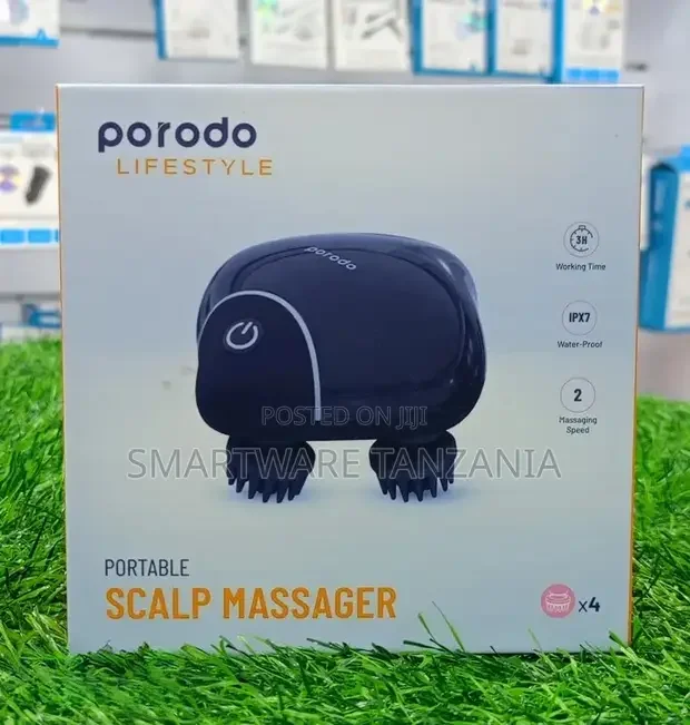 Porodo Scalp Massager 1200mAh - Buy in Dar es Salaam, Tanzania | Smartware