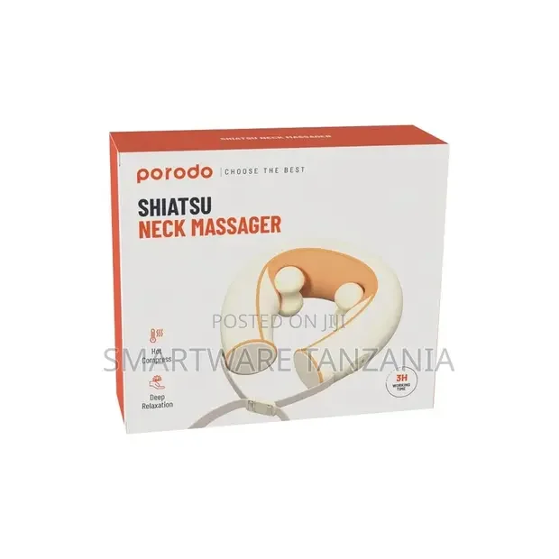 Porodo Shiatsu Neck Massager - Yellow - Buy in Dar es Salaam, Tanzania | Smartware
