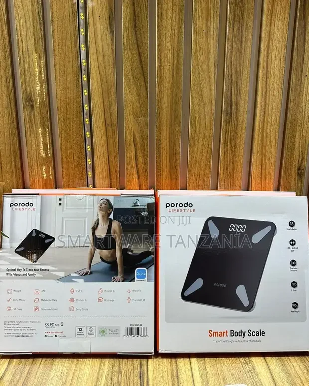 Porodo Smart Body Scale Bluetooth App - Buy in Dar es Salaam, Tanzania | Smartware