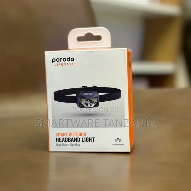 Porodo Smart Outdoor Headband Light - Buy in Dar es Salaam, Tanzania | Smartware