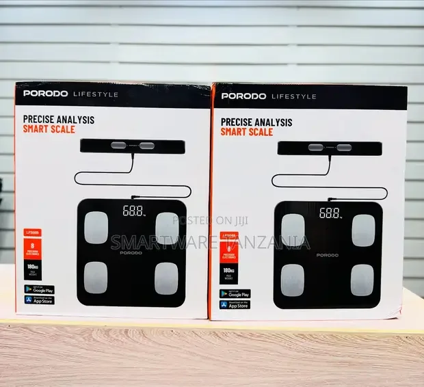 Porodo Smart Scale 180kg Precise Analysis - Buy in Dar es Salaam, Tanzania | Smartware