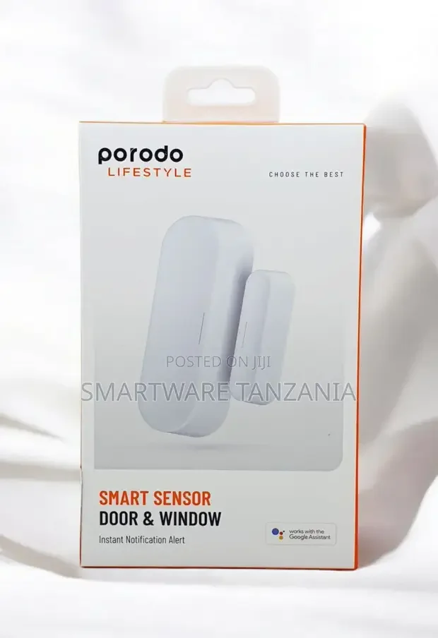 Porodo Smart Sensor For Door Window, 45m Wi-fi Range - Buy in Dar es Salaam, Tanzania | Smartware