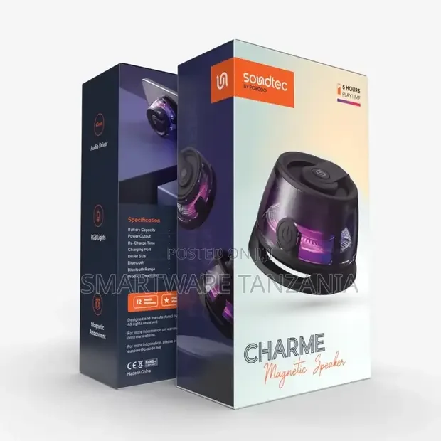 Porodo Soundtec Charme Magnetic Speaker - Buy in Dar es Salaam, Tanzania | Smartware