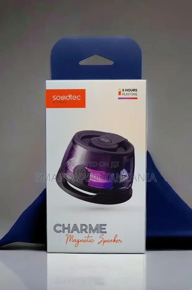 Porodo Soundtec Charme Magnetic Speaker With RGB LED Light - Buy in Dar es Salaam, Tanzania | Smartware