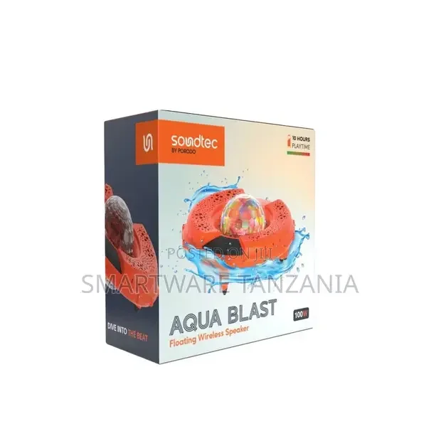 Porodo Soundtec Disco LED Light Floating Waterproof Speaker - Buy in Dar es Salaam, Tanzania | Smartware