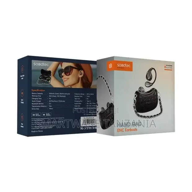 Porodo Soundtec Hand Bag ENC Earbuds - Buy in Dar es Salaam, Tanzania | Smartware