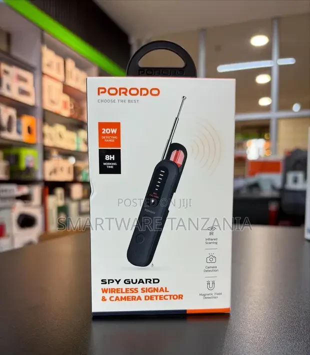 Porodo Spy Guard Wireless Signal Camera Detector - Buy in Dar es Salaam, Tanzania | Smartware