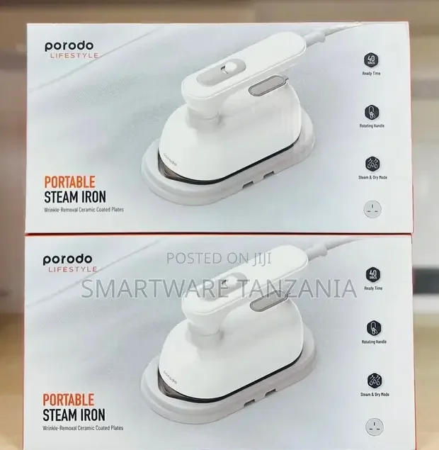 Porodo Steam Iron Quick Wrinkle Removal - Buy in Dar es Salaam, Tanzania | Smartware