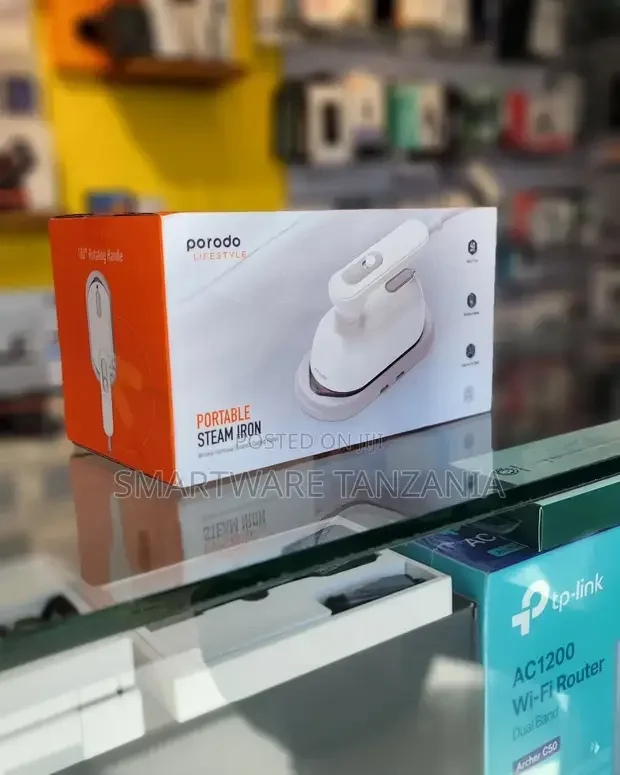 Porodo Steam Iron, Strong Steam, Wrinkle Free Clothes - Buy in Dar es Salaam, Tanzania | Smartware