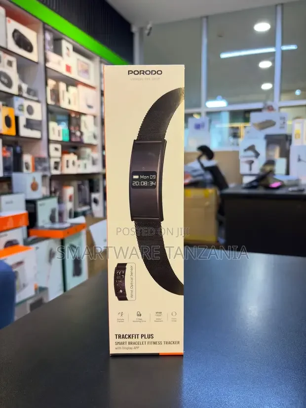 Porodo Trackfit Plus Smart Fitness Tracker - Buy in Dar es Salaam, Tanzania | Smartware