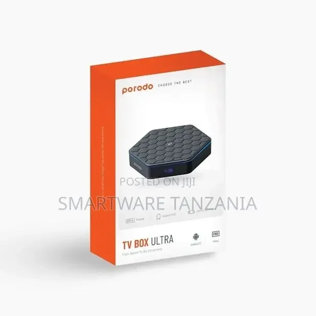 Porodo TV Box Ultra High-Speed Media Streaming - Buy in Dar es Salaam, Tanzania | Smartware