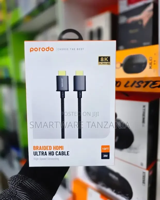 Porodo Type-c Hdmi Cable Ultra-hd Video Streaming 1.8m6ft