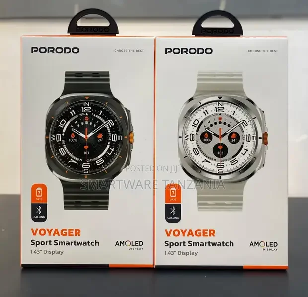 Porodo Voyager Sport Smartwatch - Buy in Dar es Salaam, Tanzania | Smartware