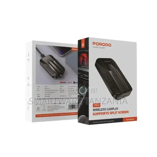 Porodo Wireless Carplay Supports Split Screen - Buy in Dar es Salaam, Tanzania | Smartware