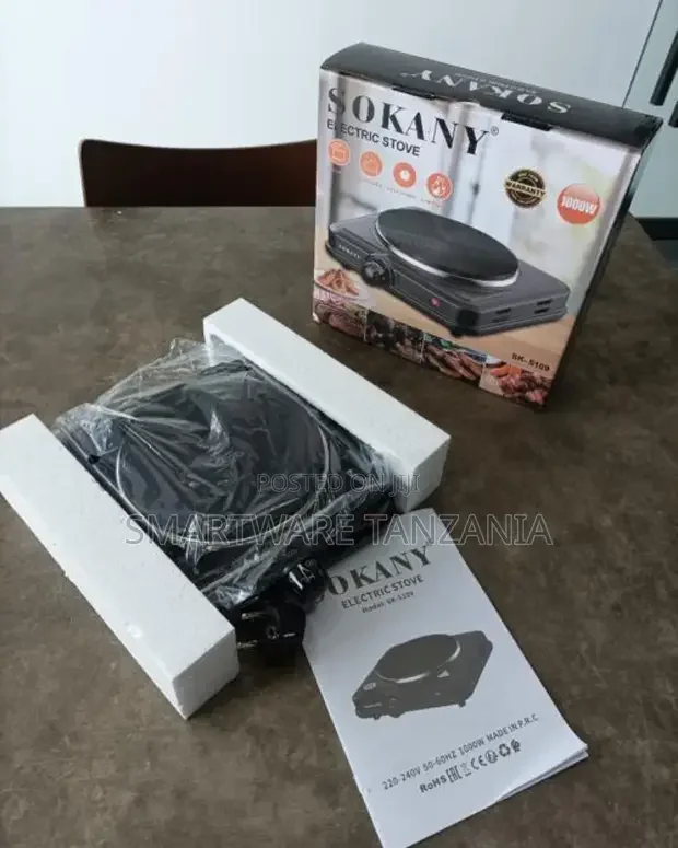 Portable 1000W Sokany Electric Stove - Buy in Dar es Salaam, Tanzania | Smartware