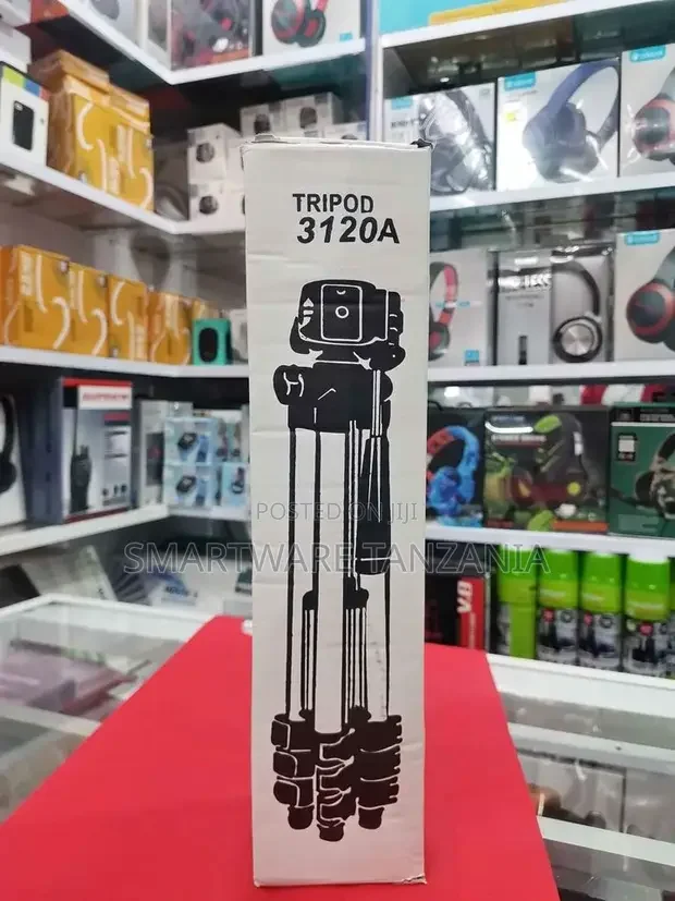 Portable And Foldable Tripod With Mobile Clip Holder - Buy in Dar es Salaam, Tanzania | Smartware