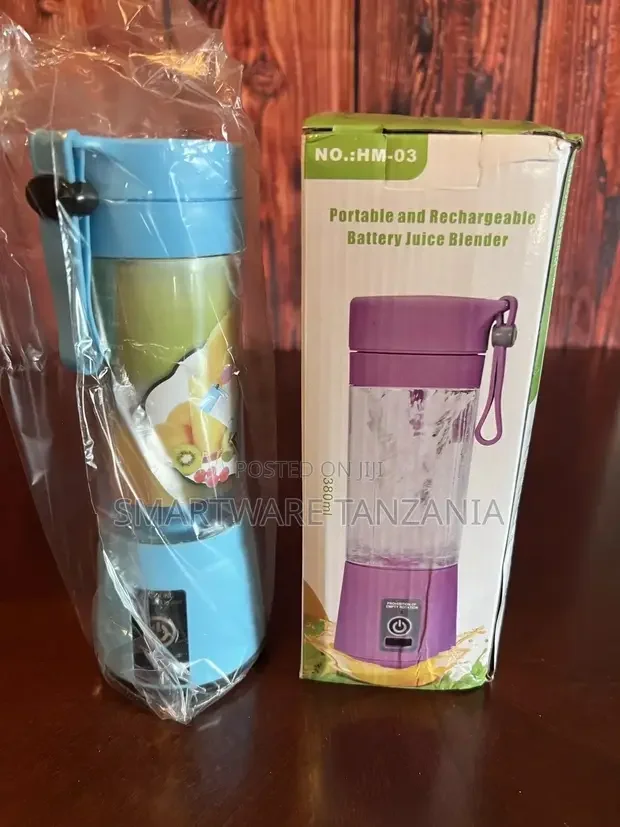 Portable Blender Juicer Cup USB Rechargeable Smoothies Mixer - Buy in Dar es Salaam, Tanzania | Smartware
