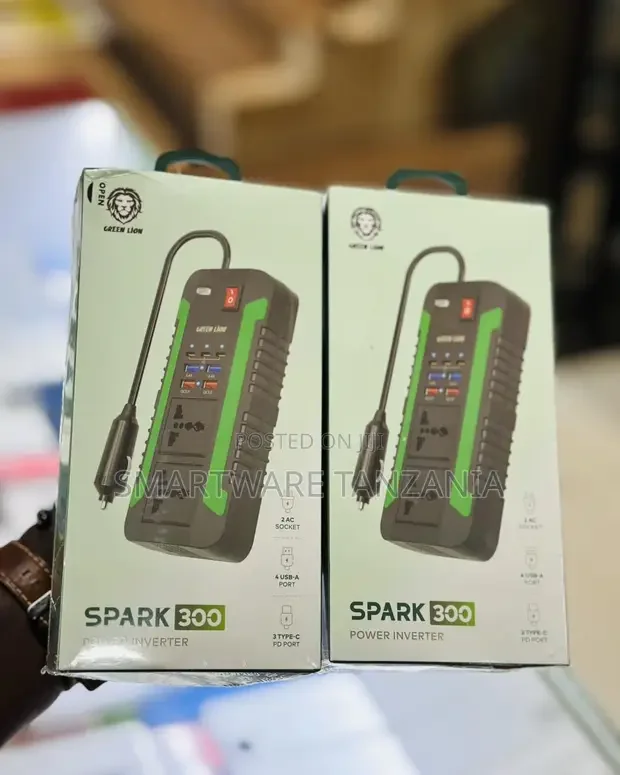 Portable Car Inverter 300W Fast Charging - Buy in Dar es Salaam, Tanzania | Smartware