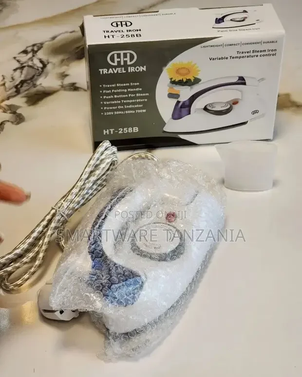 Portable Foldable Travel Steamer Dry Iron - Buy in Dar es Salaam, Tanzania | Smartware