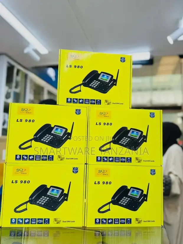 Portable GSM Landline LS980 - Dual Sim, SMS, Loudspeaker - Buy in Dar es Salaam, Tanzania | Smartware