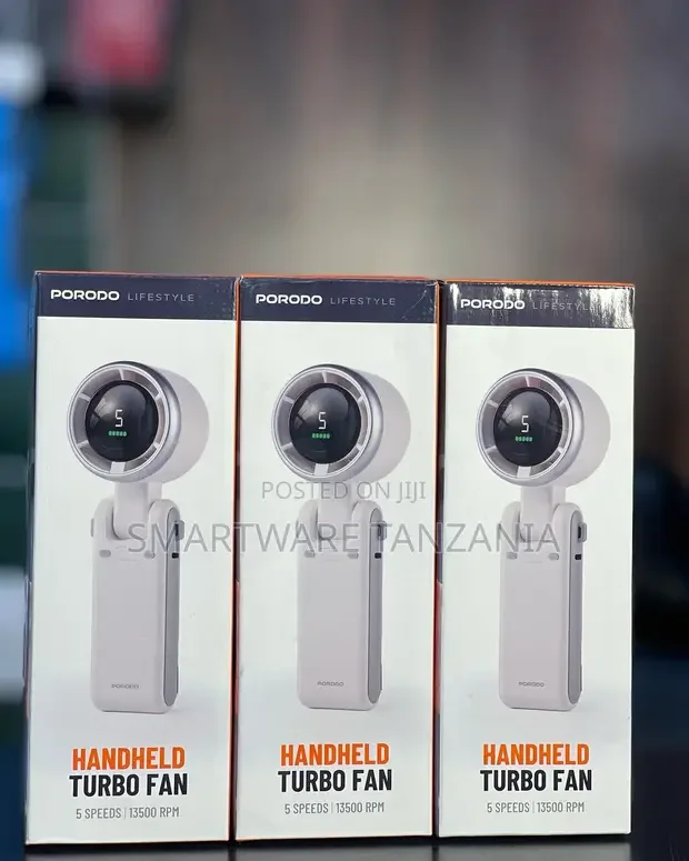 Portable Handheld Turbo Fan, 5 Gear Wind - Buy in Dar es Salaam, Tanzania | Smartware