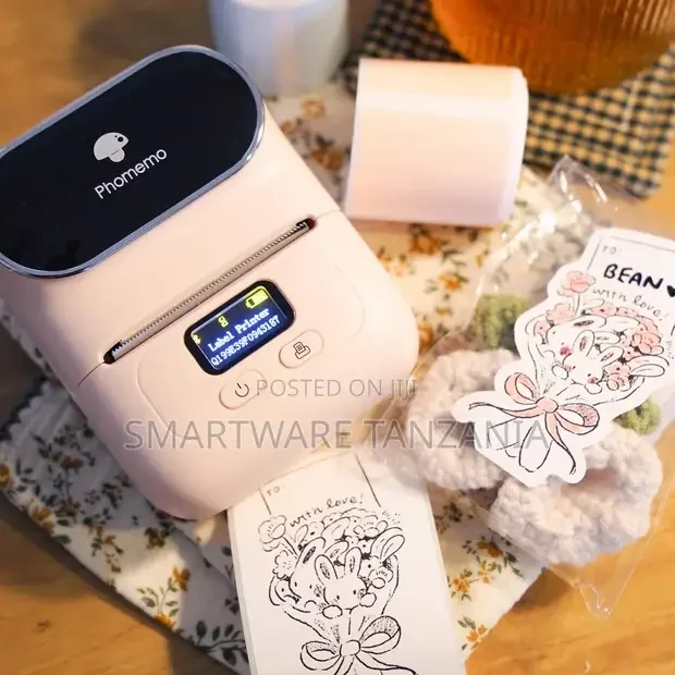 Portable Label Printer Ink Free Printer For Android iOS - Buy in Dar es Salaam, Tanzania | Smartware