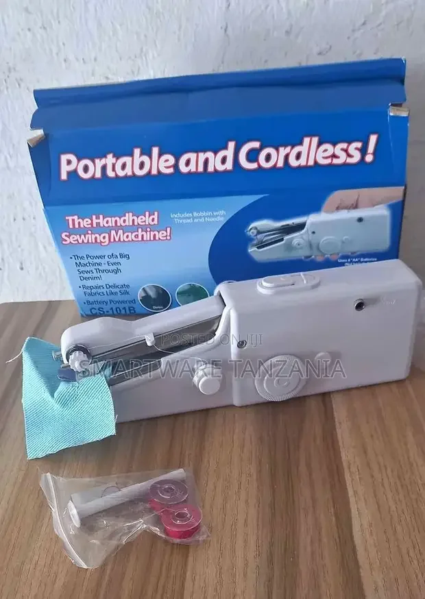 Portable Mini Sewing Machine Handheld Electric Clothing Tool - Buy in Dar es Salaam, Tanzania | Smartware