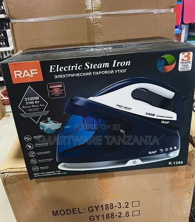 Portable RAF Electric Steam Iron Non-stick Iron Steamer - Buy in Dar es Salaam, Tanzania | Smartware