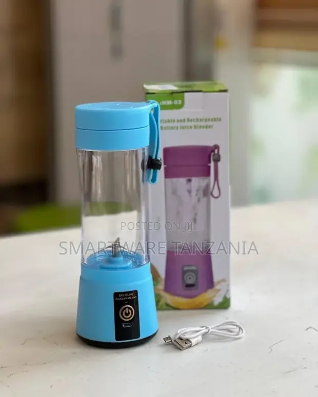 Portable Rechargeable Battery Juice Blender 380ml - Buy in Dar es Salaam, Tanzania | Smartware