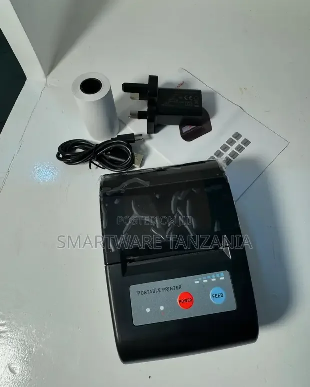 Portable Thermal Receipt Printer With Usb Cable and Adapter Kit - Buy in Dar es Salaam, Tanzania | Smartware