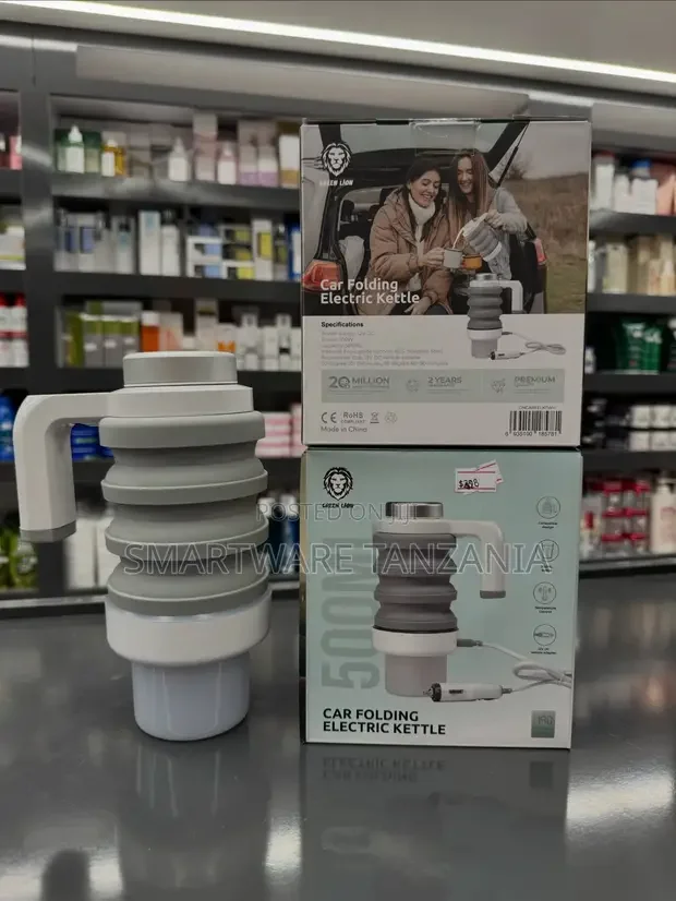 Portable Travel Kettle With 12v Car Adapter - Buy in Dar es Salaam, Tanzania | Smartware